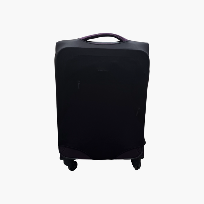 FUNDA PARA VALIJA DE MANO O CARRY ON - LISA NEGRA